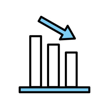 İzole edilmiş iş akışı çubukları çizgisi ve biçim ikonu vektör tasarımı