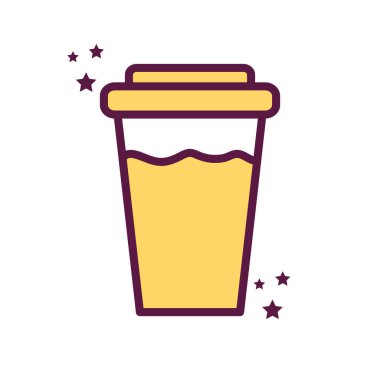 Isolated drink mug line and fill style icon vector design
