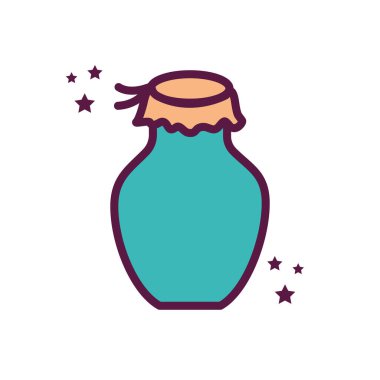 Isolated milk bottle line and fill style icon vector design