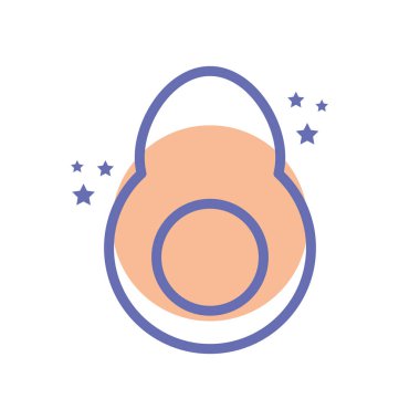 Isolated avocado fruit block line style icon vector design