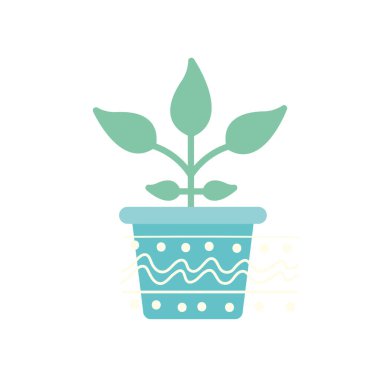 Esrar bloğu gradyan biçim vektör tasarımı içinde izole edilmiş bitki