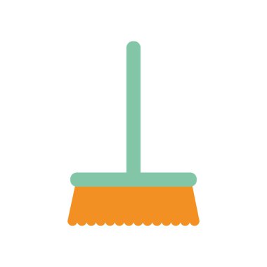 İzole fırça düz biçim ikon vektör tasarımı