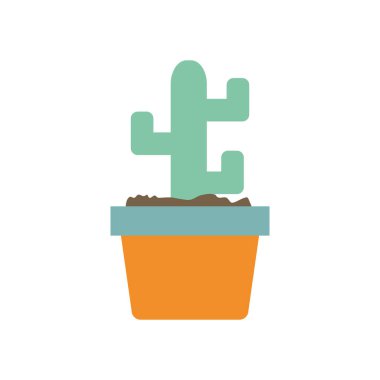 Isolated cactus plant flat style icon vector design