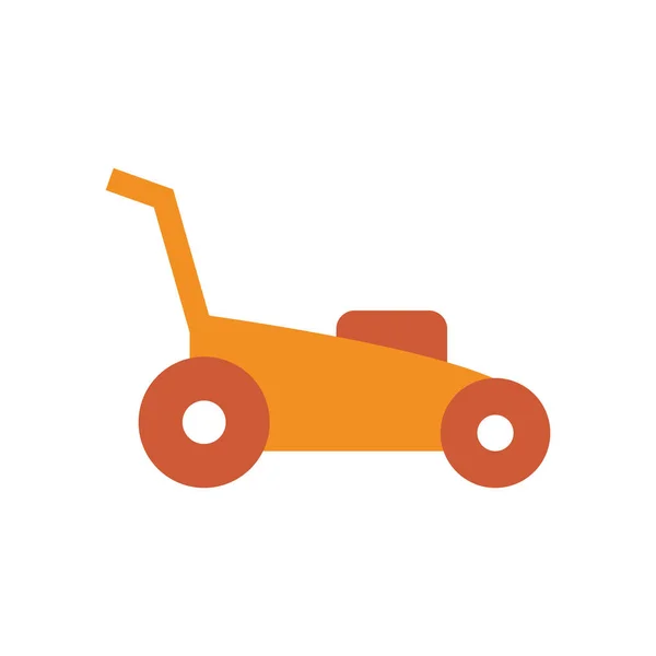 Isolated grass cutter flat style icon vector design — 스톡 벡터