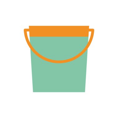 Isolated bucket flat style icon vector design
