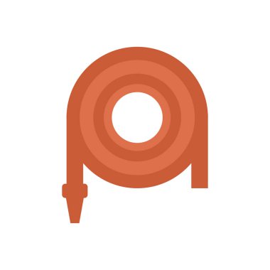 Isolated hose flat style icon vector design