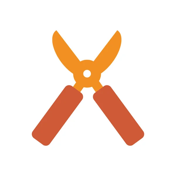 Isolated scissor flat style icon vector design — Stockvektor