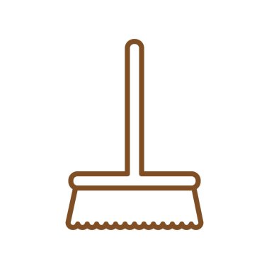 İzole fırça çizgisi biçim vektör tasarımı