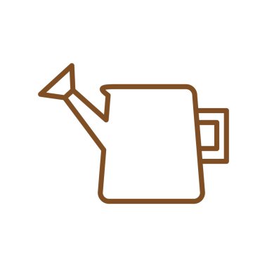 İzole sulama biçim ikon vektör tasarımı satırı olabilir