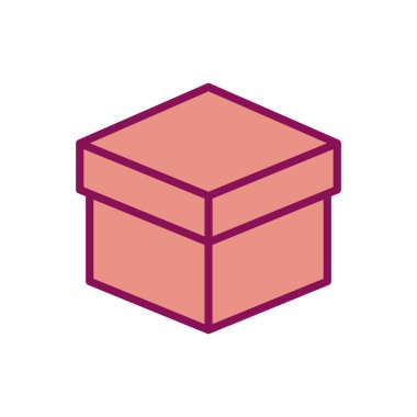 Isolated delivery box line and fill style icon vector design