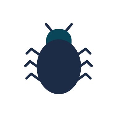 Isolated bug flat style icon vector design