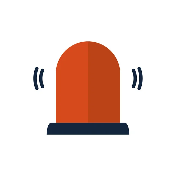 Isolated alarm flat style icon vector design — ストックベクタ