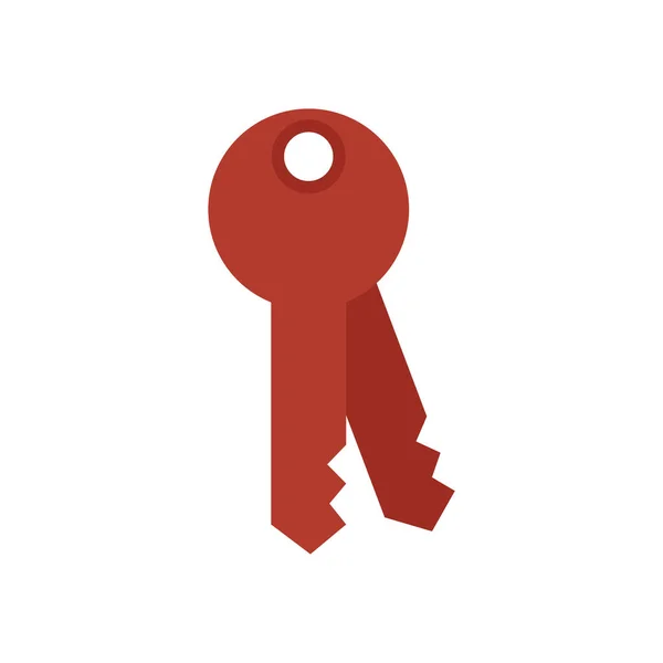Isolated key flat style icon vector design — Stock vektor