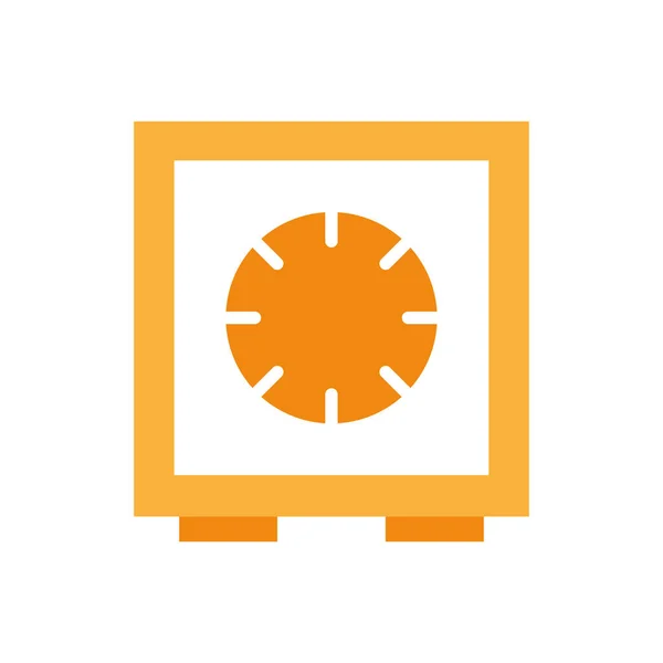 Isolated money strongbox flat style icon vector design — Stockvector