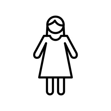 Isolated avatar woman line style icon vector design