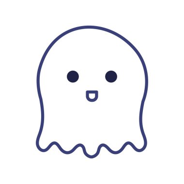 Cute baby octopus cartoon line style icon vector design