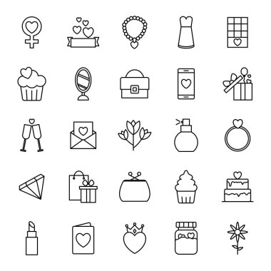 Mutlu anneler günü çizgisi biçim vektör dizaynı