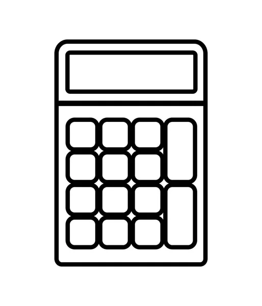 Isolated calculator tool vector design — Stock Vector