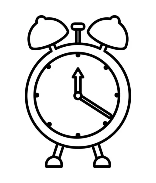 Reloj aislado instrumento vector diseño — Vector de stock