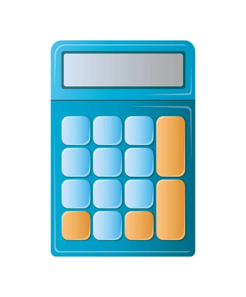 Isolated calculator tool vector design — Stock Vector