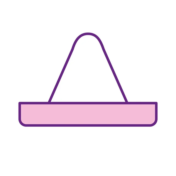 Mexicaanse hoed lijn stijl pictogram vector ontwerp — Stockvector