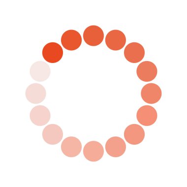 noktalı daire düz biçim vektör tasarımı