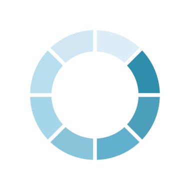 çizgili daire düz biçim ikon vektör tasarımı