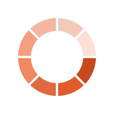 çizgili daire düz biçim ikon vektör tasarımı