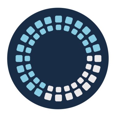 dikdörtgenler halka blok biçim vektör tasarımı yükleme