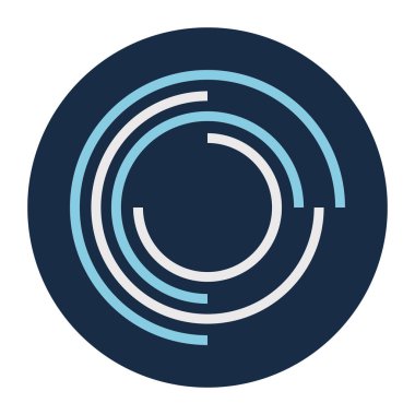 Satırlar halka blok biçim vektör tasarımı yüklüyor