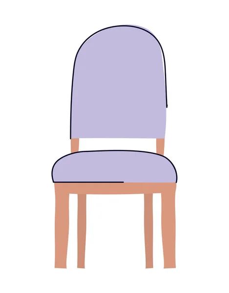 Silla aislada resto diseño vectorial — Vector de stock