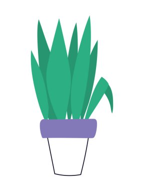 Ot vektör tasarımı içinde izole edilmiş bitki