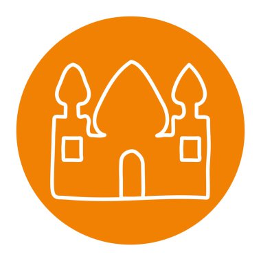 Ramazan camisi blok çizgisi biçim vektör tasarımı