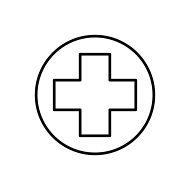 Çember çizgisi biçim vektör tasarımının içinden geç