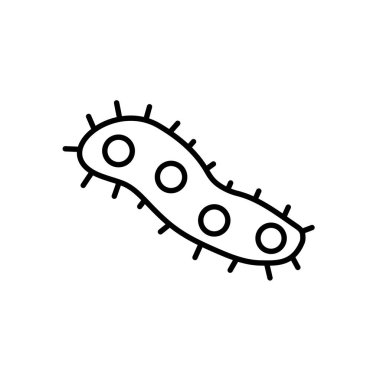 Virüs çizgisi biçim vektör tasarımı