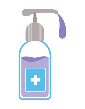 İzole edilmiş sabun dağıtıcı vektör tasarımı