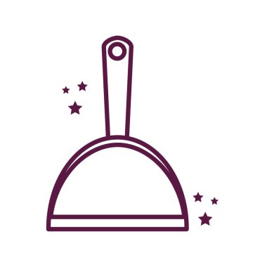 Faraş çizgisi biçim ikon vektör tasarımı