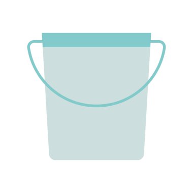 kova düz biçim ikon vektör tasarımı