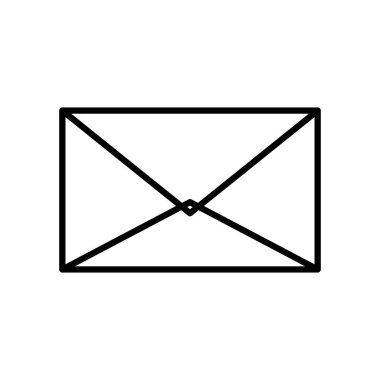 Isolated envelope message line style icon vector design