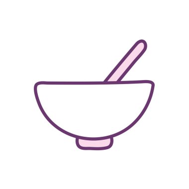 Bilim Bowlingi tarzı ikon vektör tasarımı