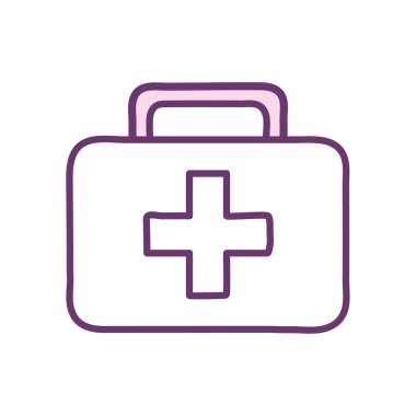 Geçiş çizgisi biçim vektör tasarımlı tıbbi malzeme