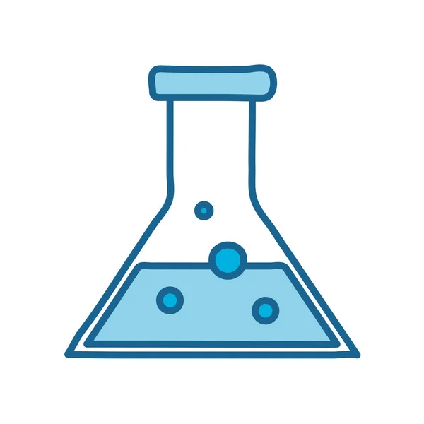 Wissenschaft Flaschenlinie und Füllung Stil-Symbol Vektor-Design — Stockvektor