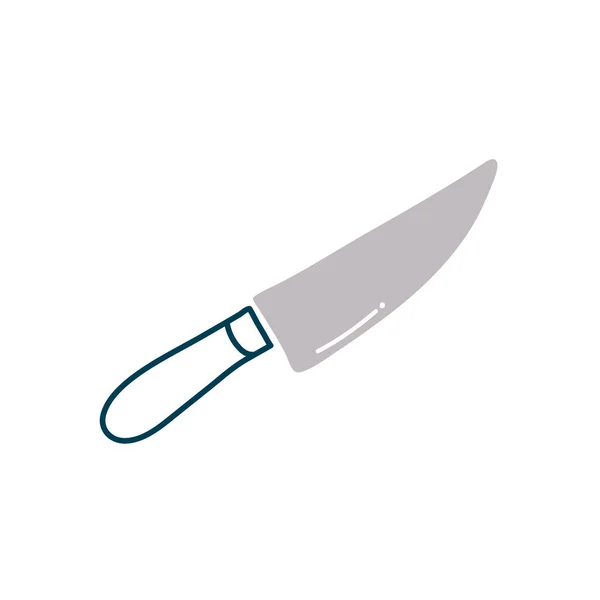 Messer flachen Stil Ikone Vektor-Design — Stockvektor