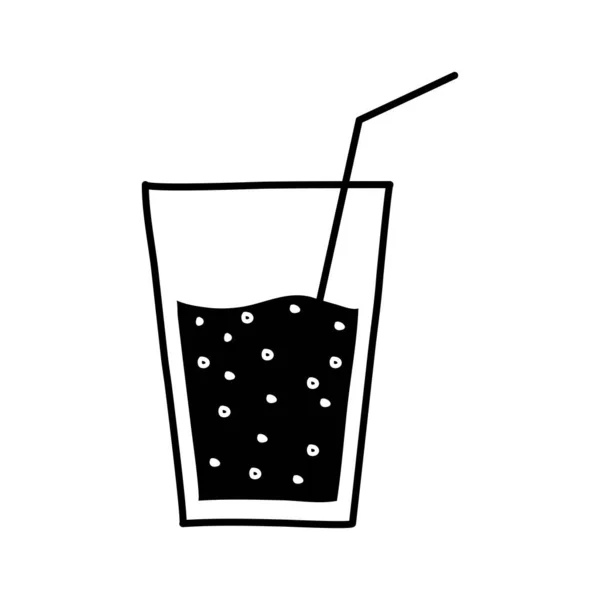 Caneca smoothie bebida silhueta estilo ícone vetor design — Vetor de Stock
