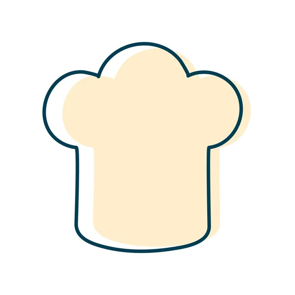厨师帽扁平图标矢量设计 — 图库矢量图片