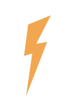 Isolated thunder shape vector design