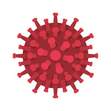 covid 19 virüs vektör tasarımı