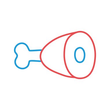 et hattı ve biçim simgesi vektör tasarımı