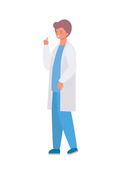 Man doctor with uniform vector design — Stock Vector