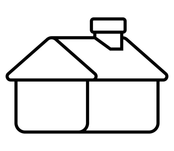Design de vetor de ícone de casa isolada —  Vetores de Stock